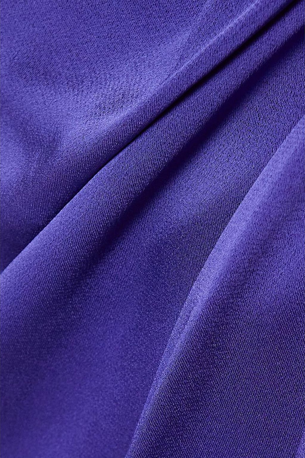 STELLA MCCARTNEY クレープ ワンショルダー ロングドレス クリスタル付き