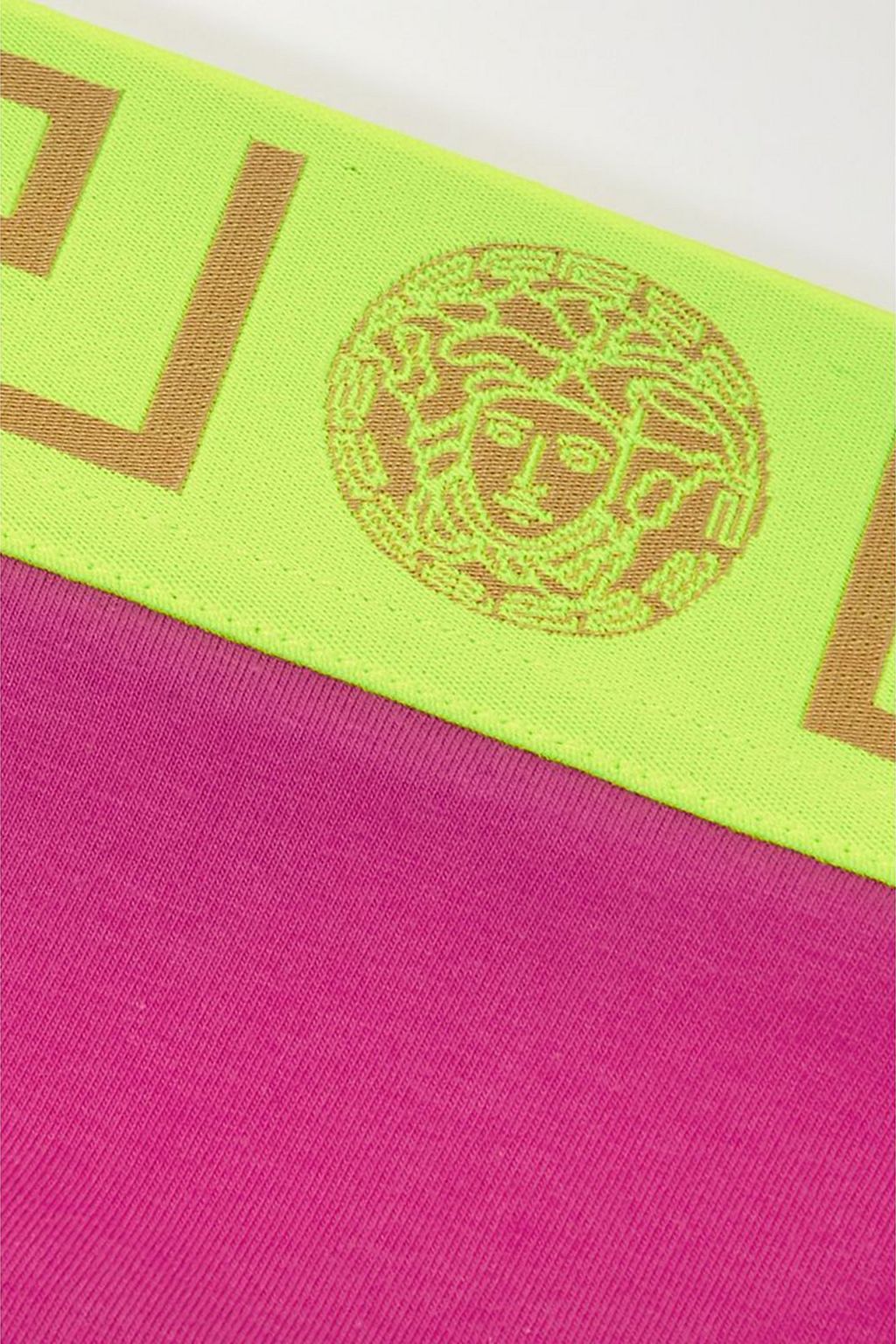 VERSACE ثونغ من قطن الجيرسي المطاط