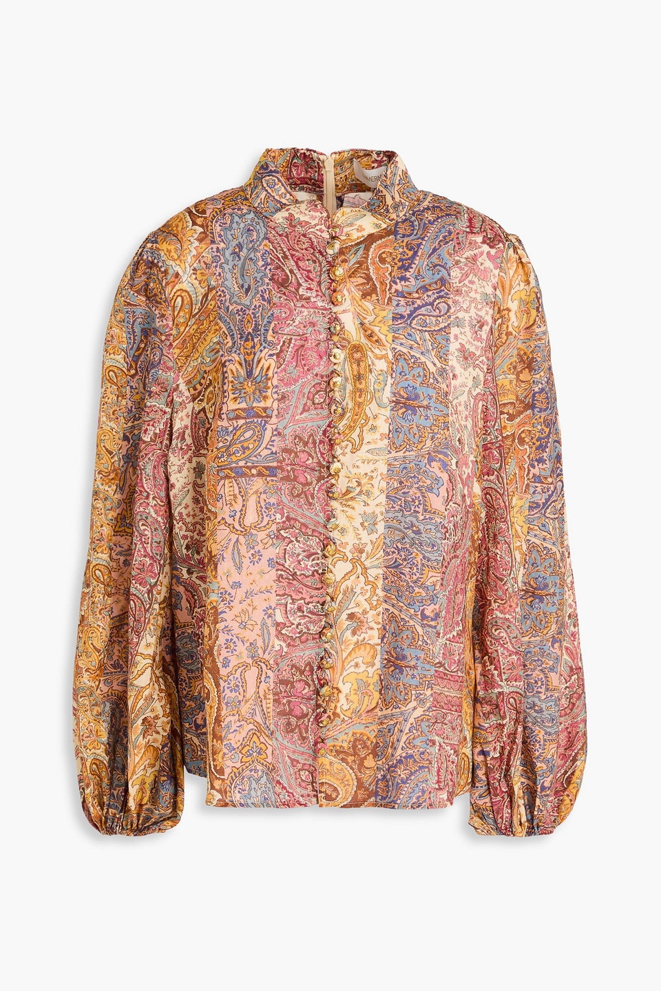 Zimmermann Paisley Blouse In Multi