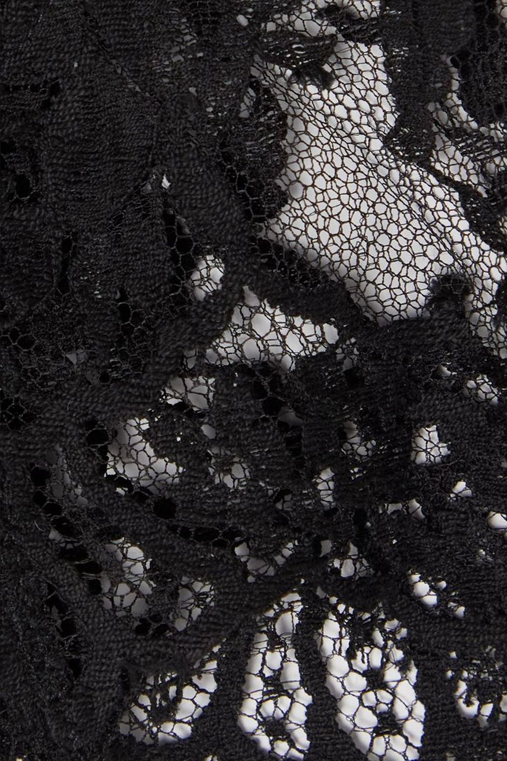 DOLCE&GABBANA Cotton-blend lace bustier top