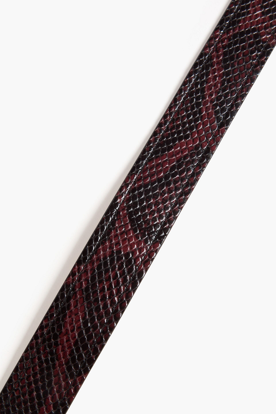 Acne Studios Leopard-print Calf-hair Belt In Animal Print