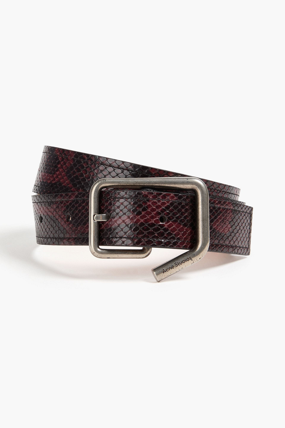 Acne Studios - Leopard-print calf-hair belt - Animal print - S