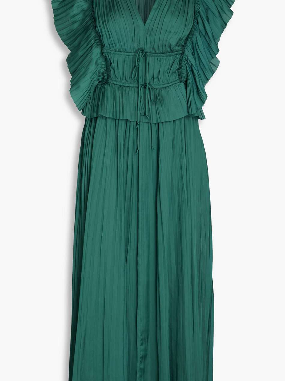letty satin midi dress