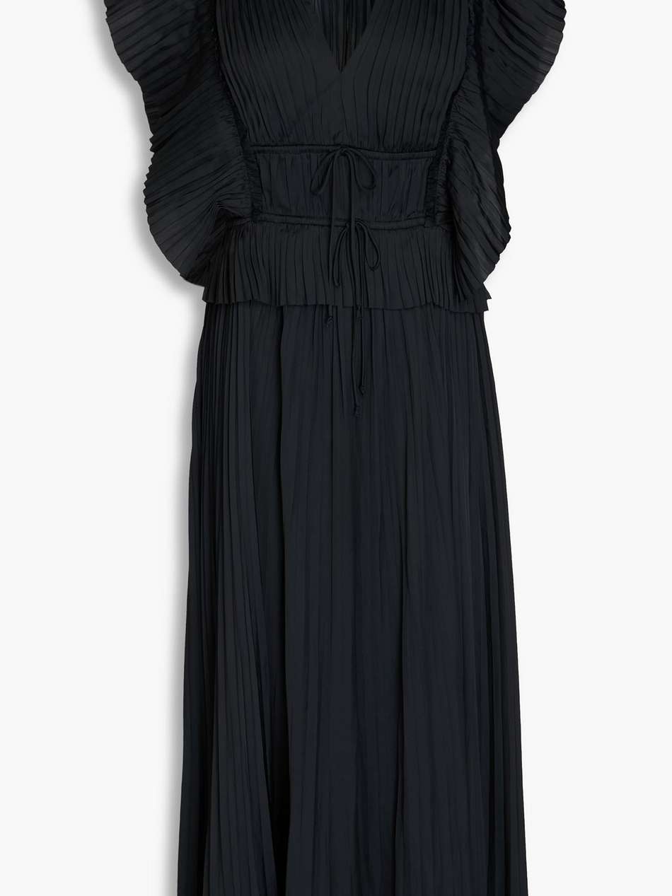 letty satin midi dress
