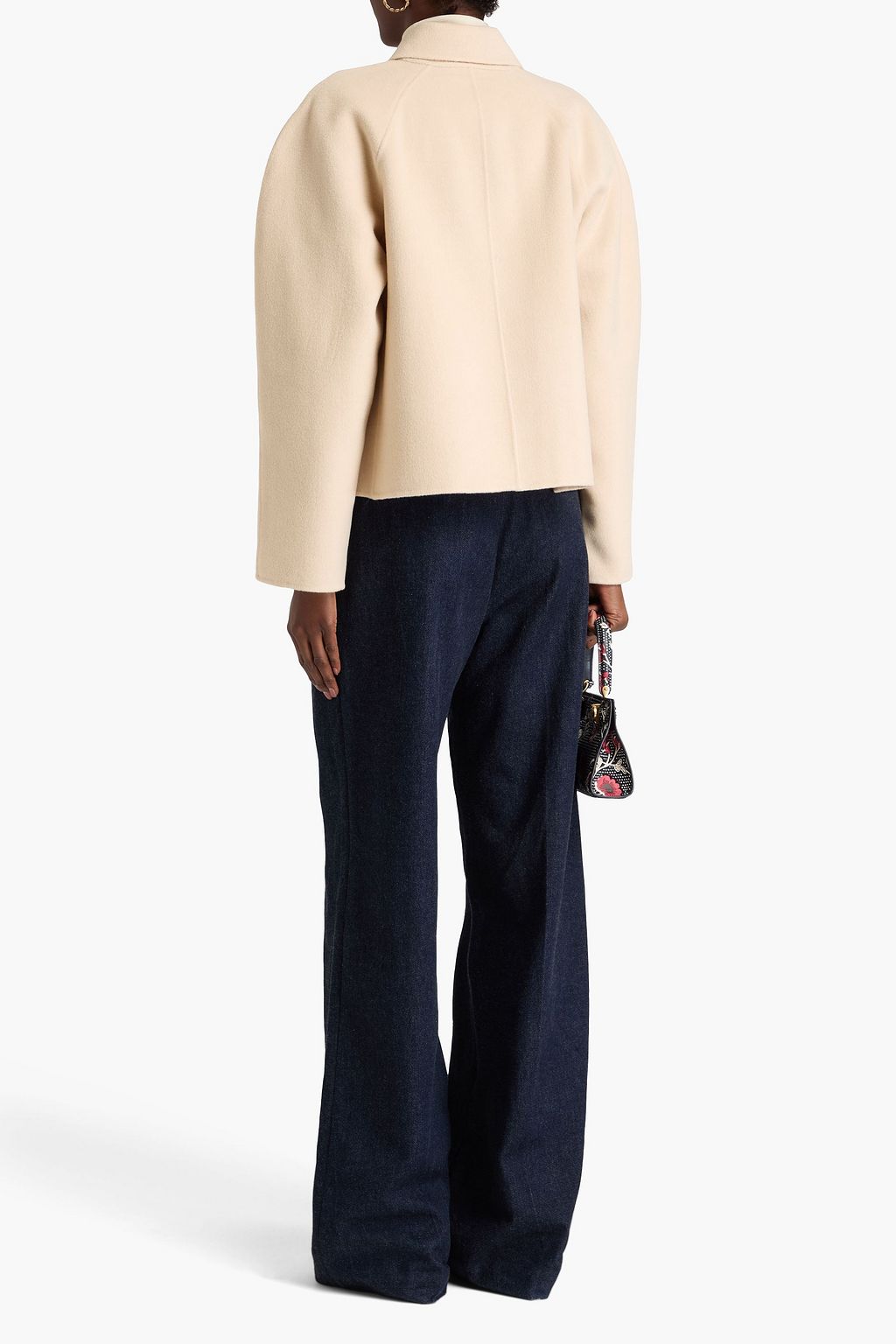 ULLA JOHNSON Coralie double-breasted wool-blend felt jacket