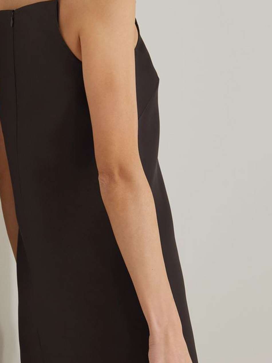 duchesse-satin mini dress