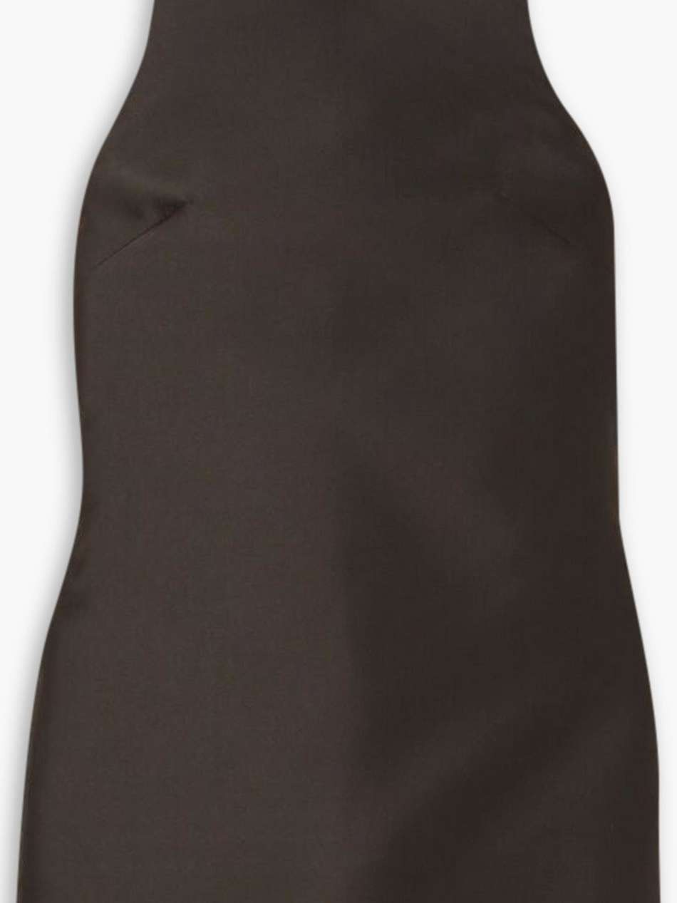 duchesse-satin mini dress
