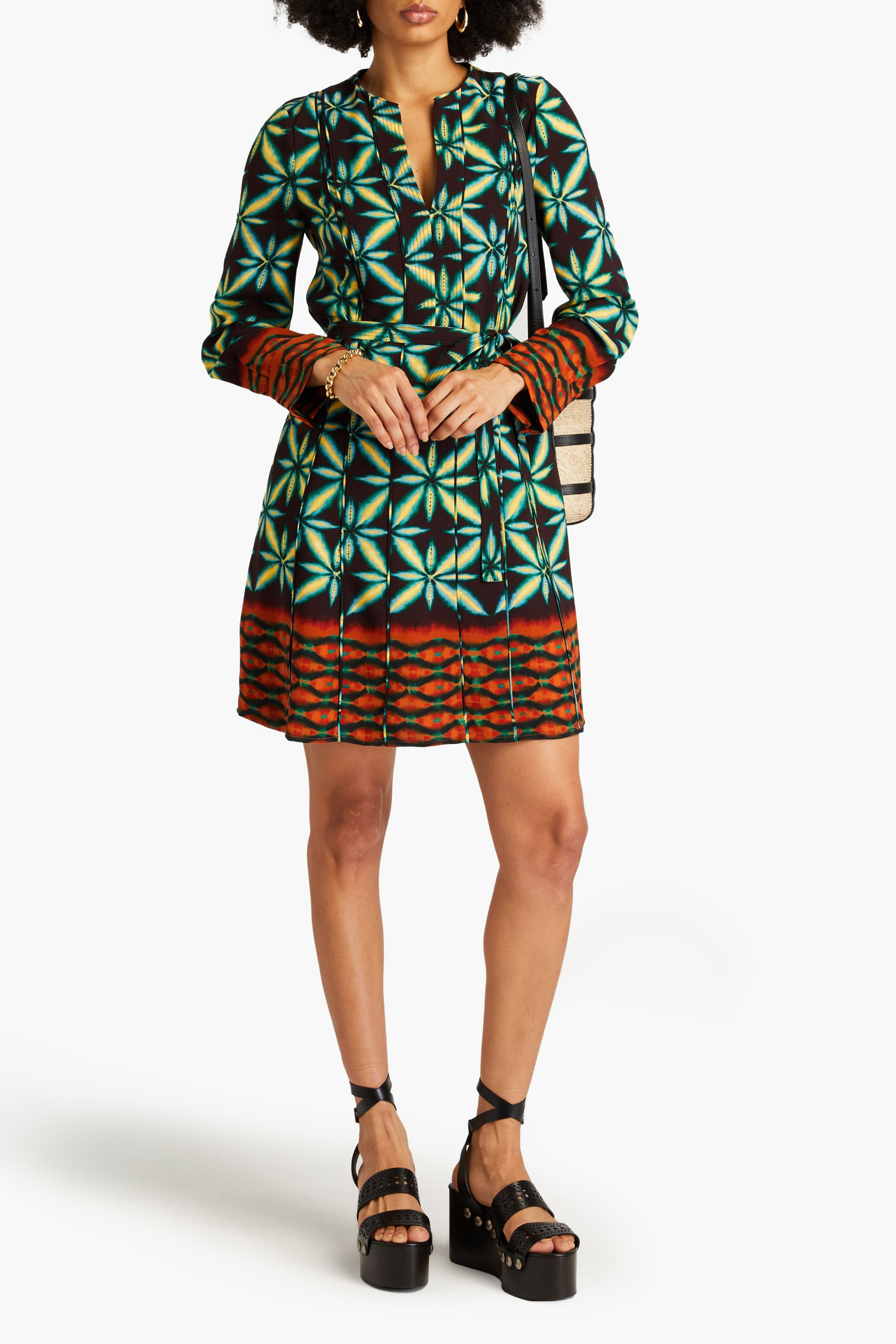 Ulla Johnson Daisy printed crepe mini dress