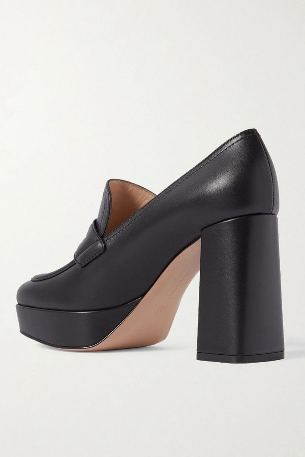 GIANVITO ROSSI 120 leather platform pumps