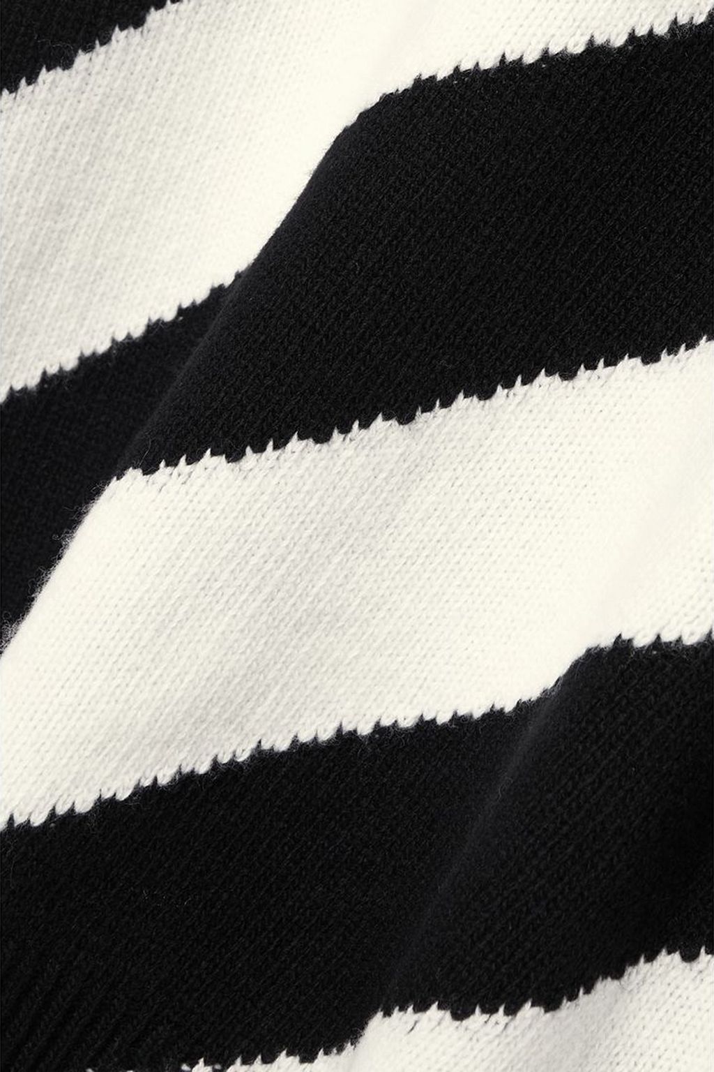 VALENTINO GARAVANI Two-tone striped wool turtleneck sweater