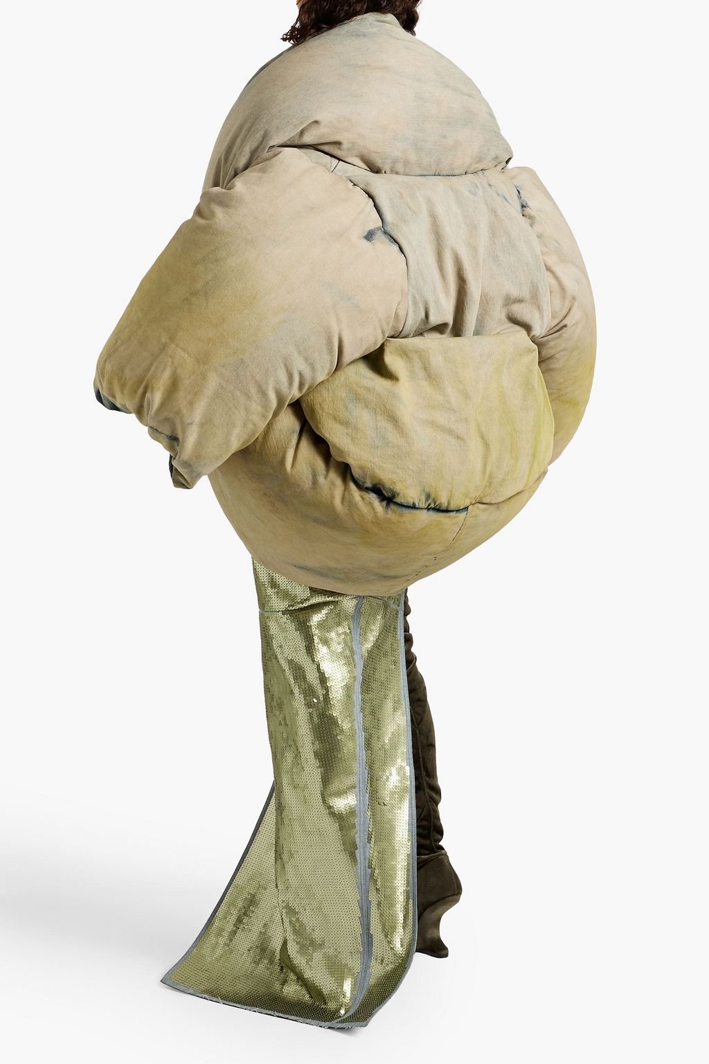 RICK OWENS Oversized padded denim jacket