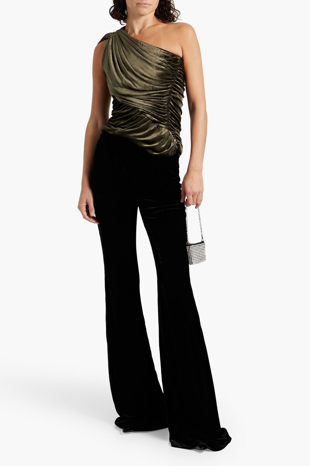 RICK OWENS Velvet flared pants