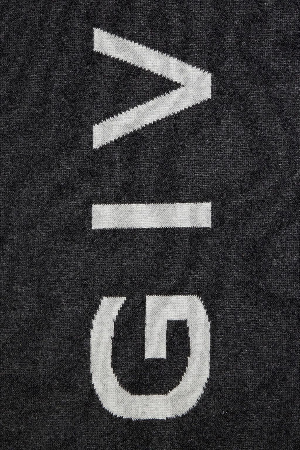GIVENCHY Jacquard-knit cashmere and wool-blend scarf