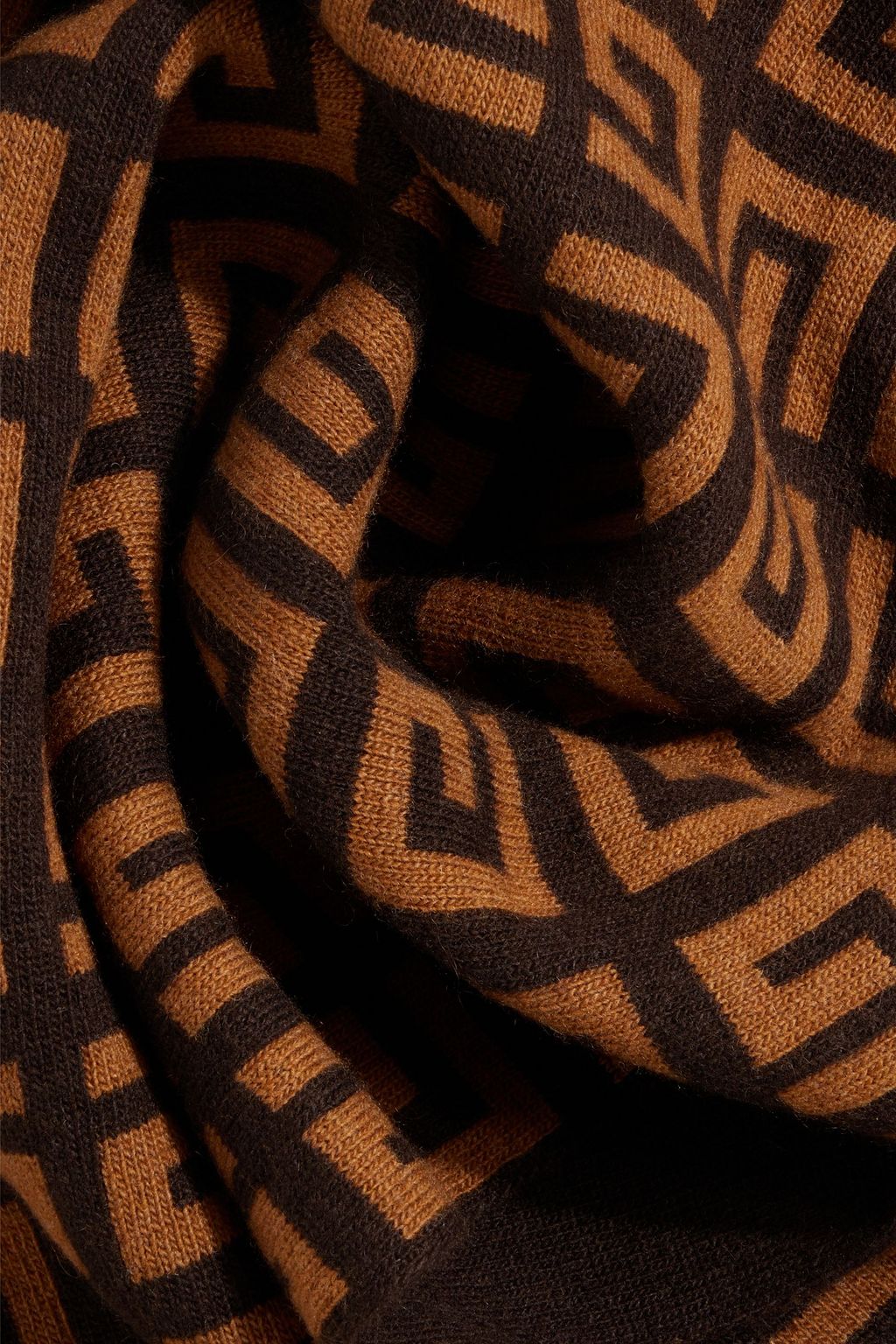 GIVENCHY Jacquard-knit cashmere and wool-blend scarf