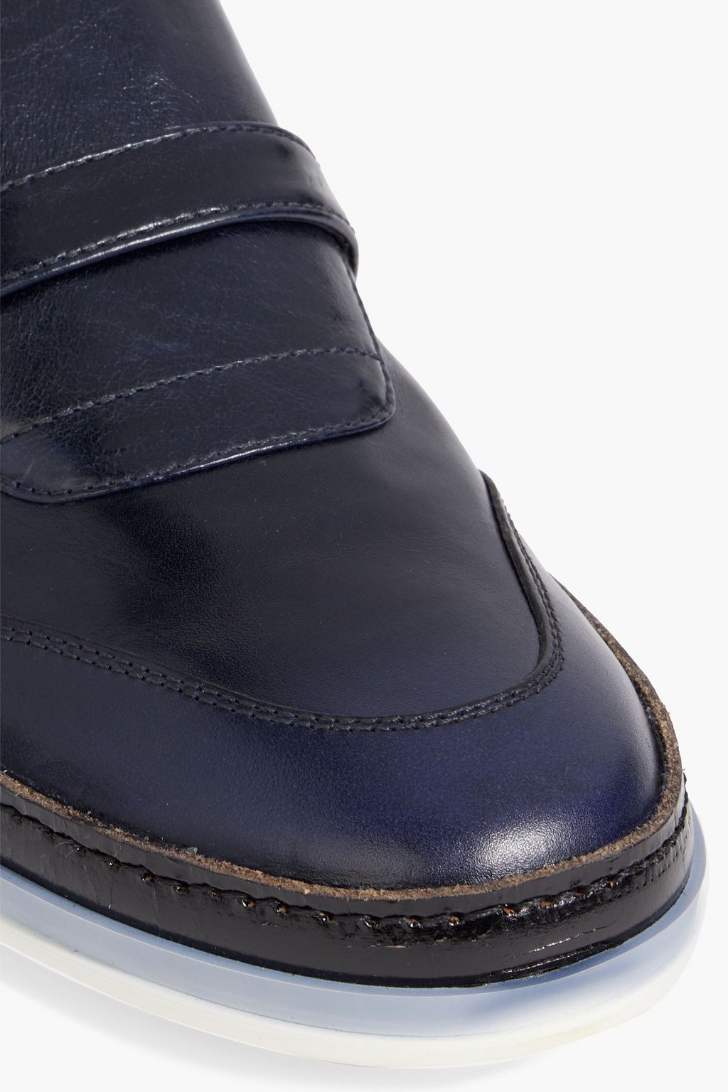 TOD'S Buckled leather sneakers