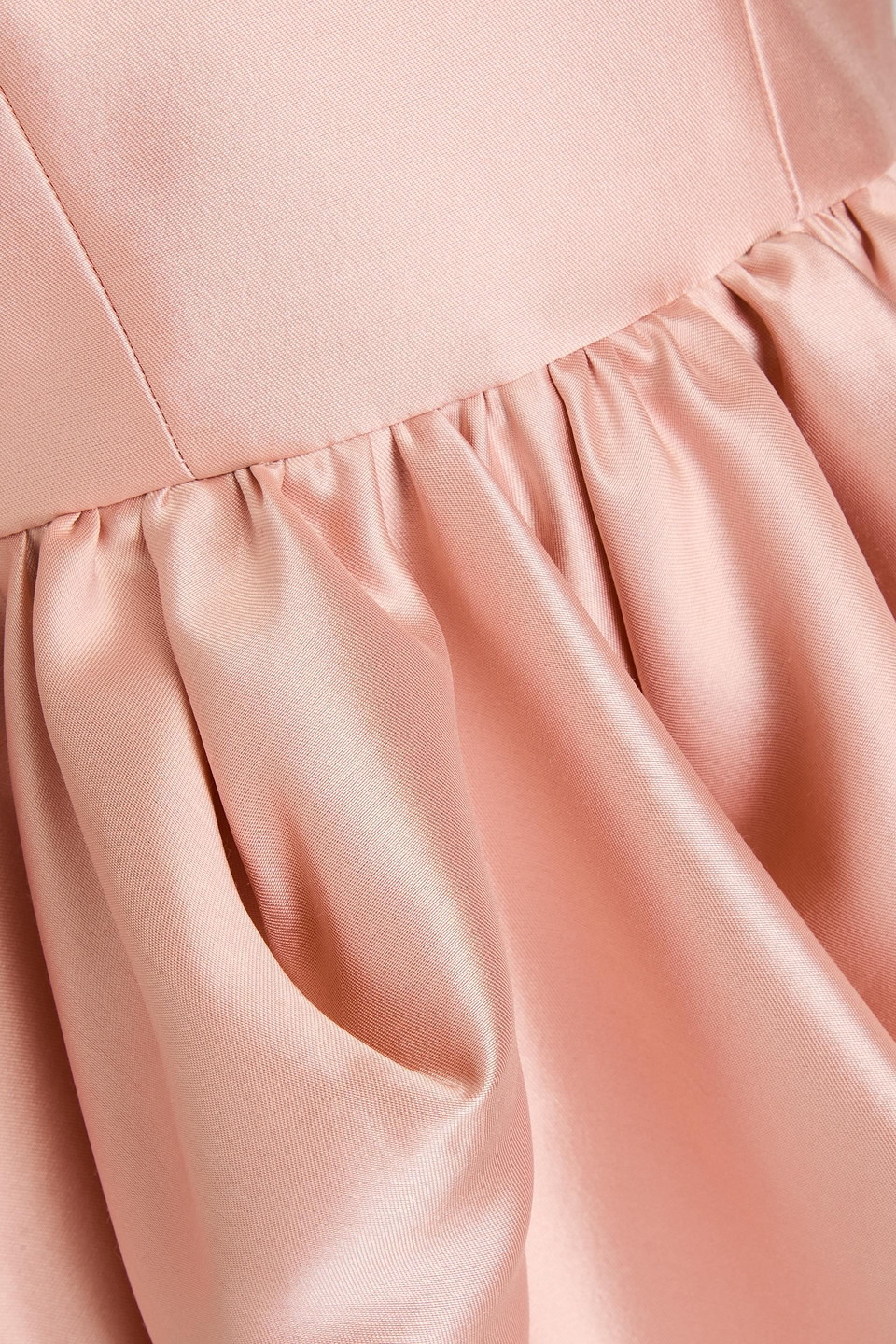 Zimmermann Knee Length Strapless Dress With Sweetheart Neckline In Pink