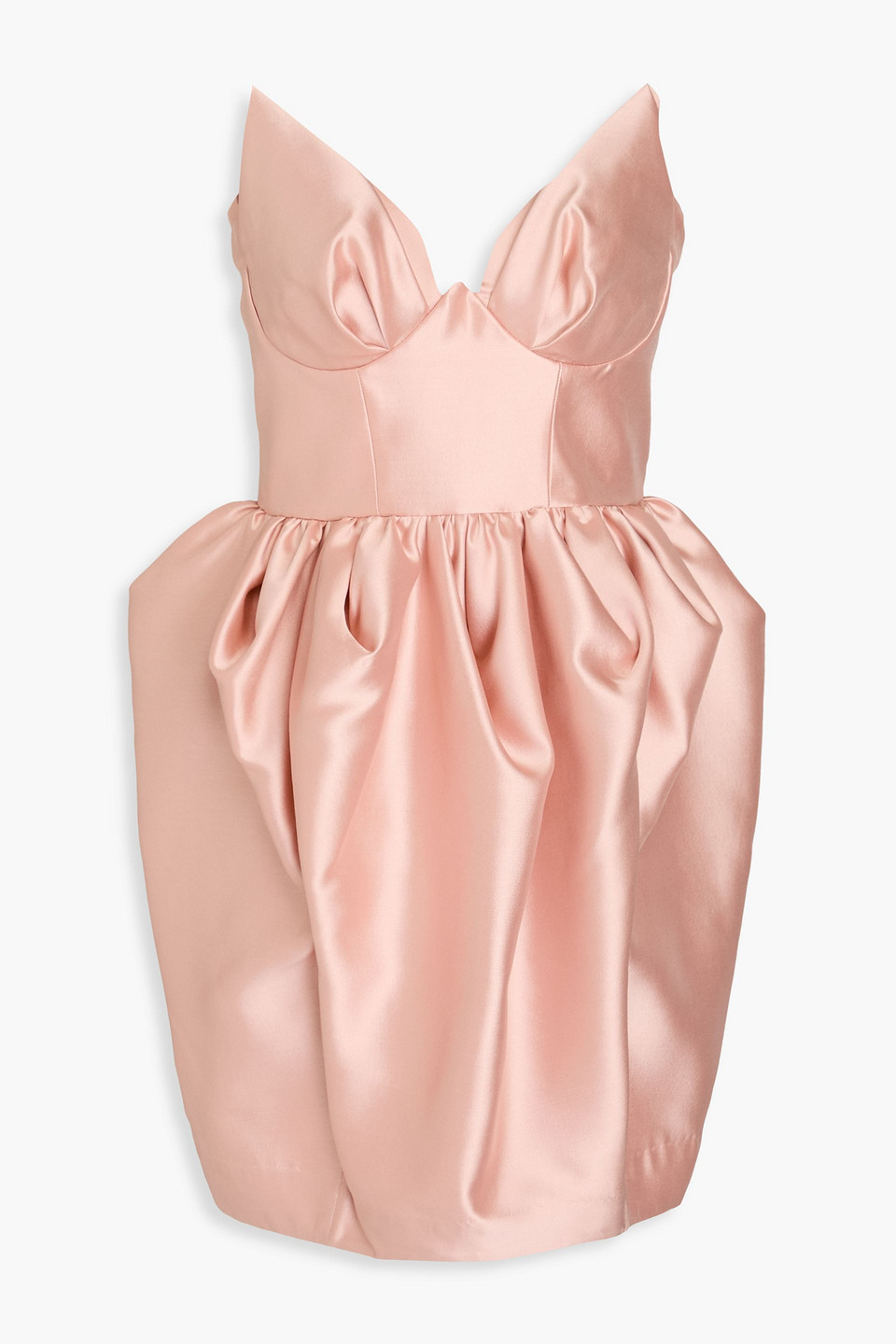 Zimmermann Knee Length Strapless Dress With Sweetheart Neckline