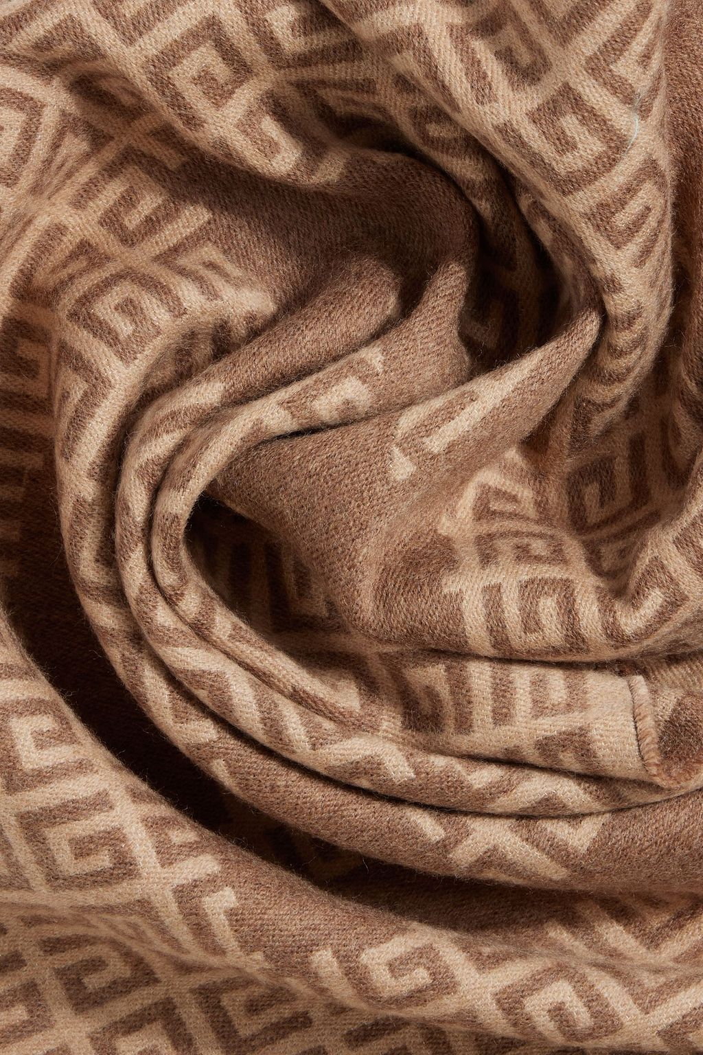 GIVENCHY Schal aus Jacquard aus einer Woll-Seidenmischung