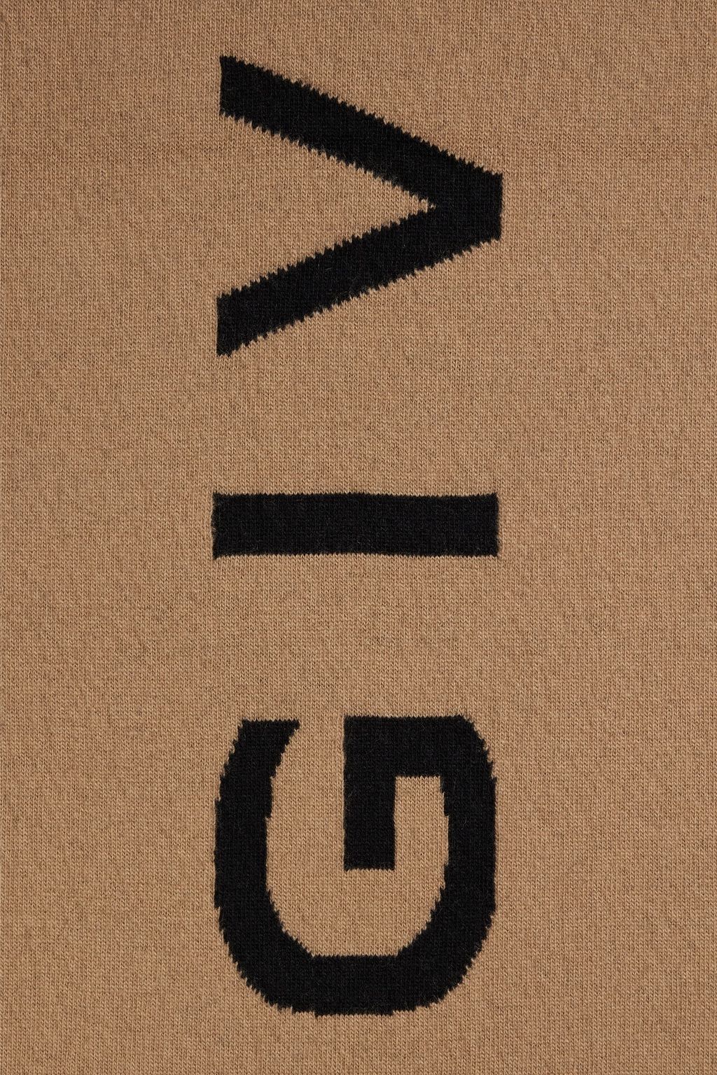 GIVENCHY Jacquard-knit wool and cashmere-blend scarf