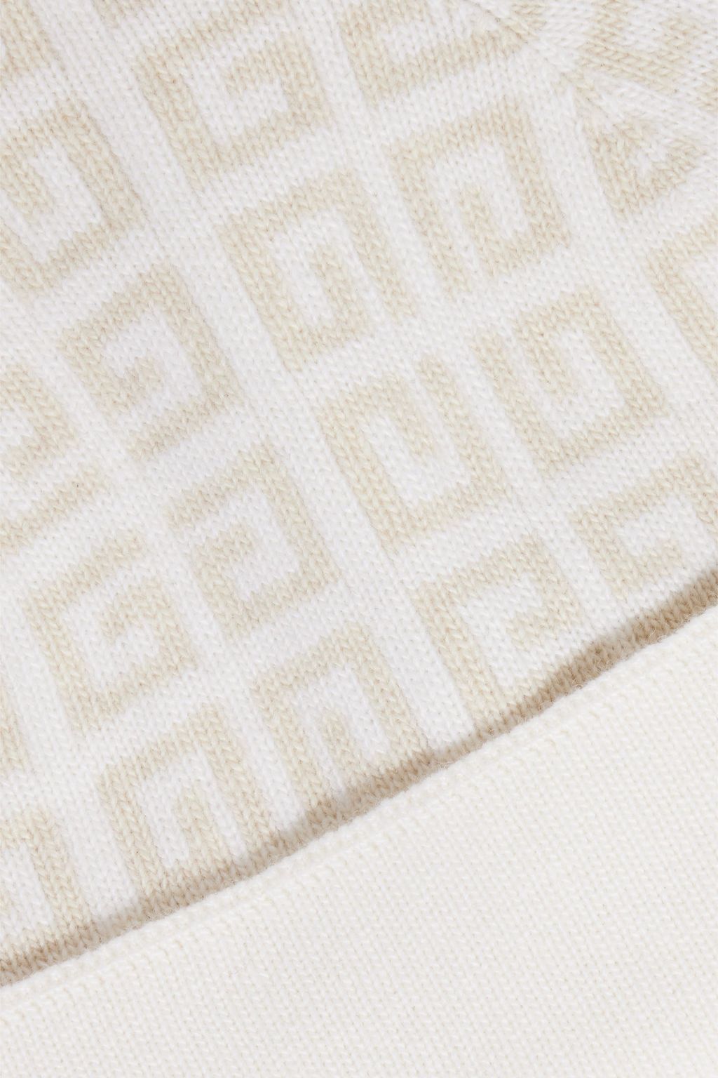 GIVENCHY Jacquard-knit wool and cashmere-blend beanie