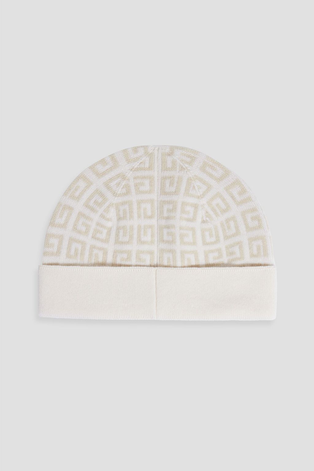 GIVENCHY Jacquard-knit wool and cashmere-blend beanie