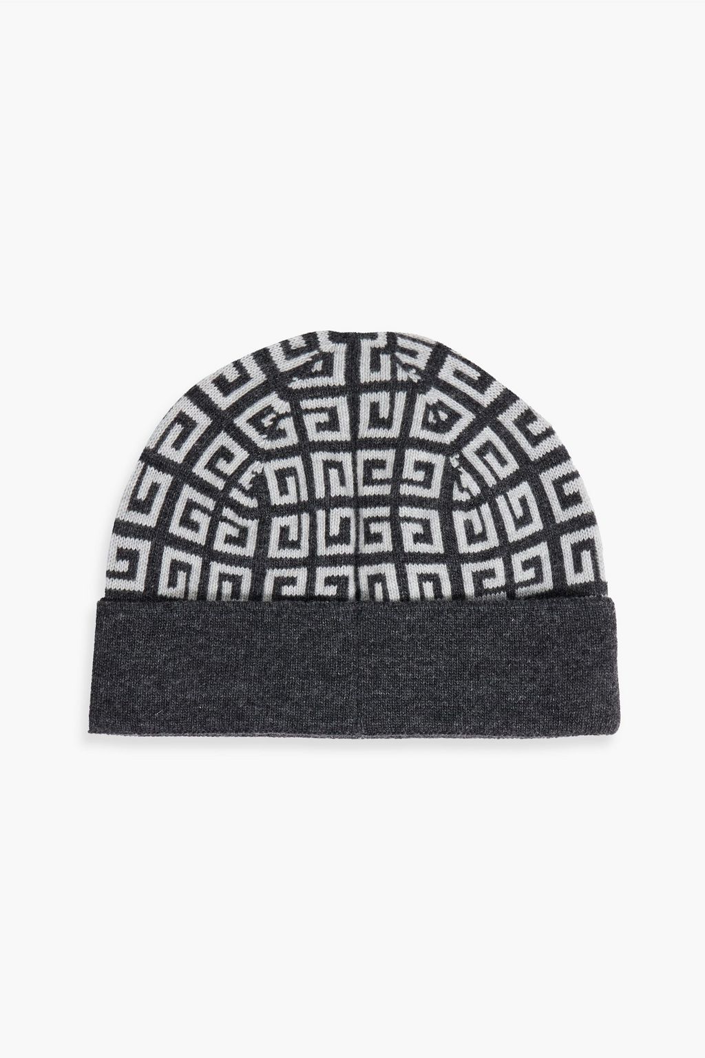 GIVENCHY Jacquard-knit wool and cashmere-blend beanie