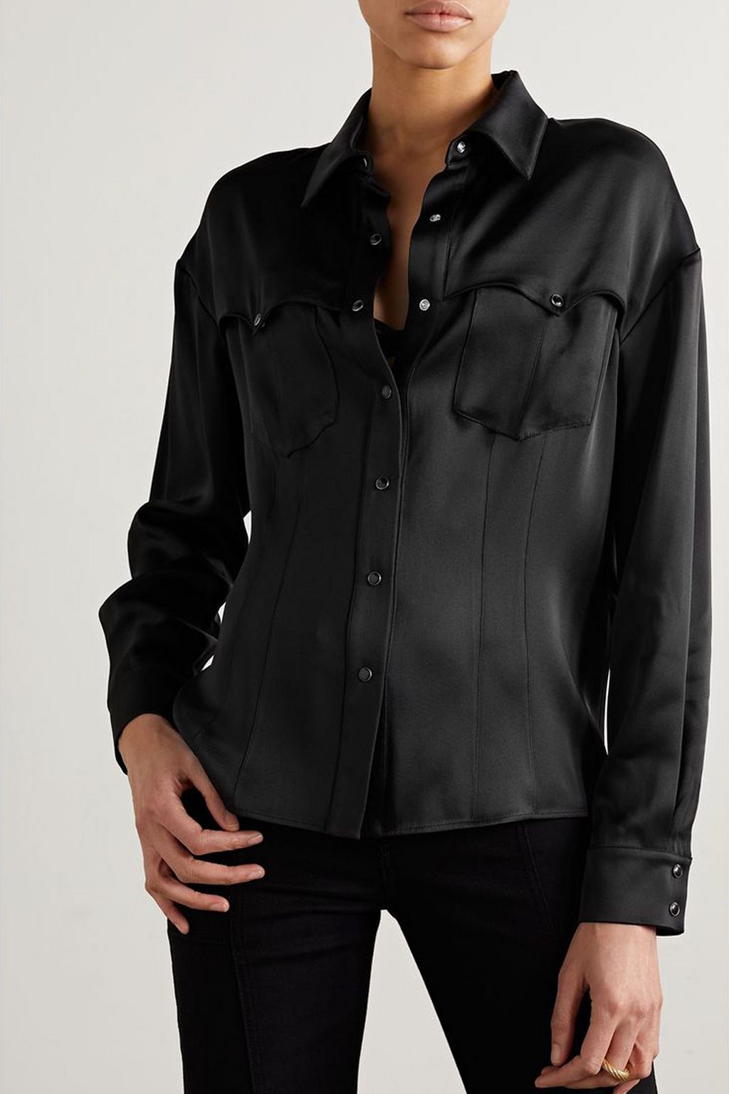 TOM FORD Hemd aus Satin