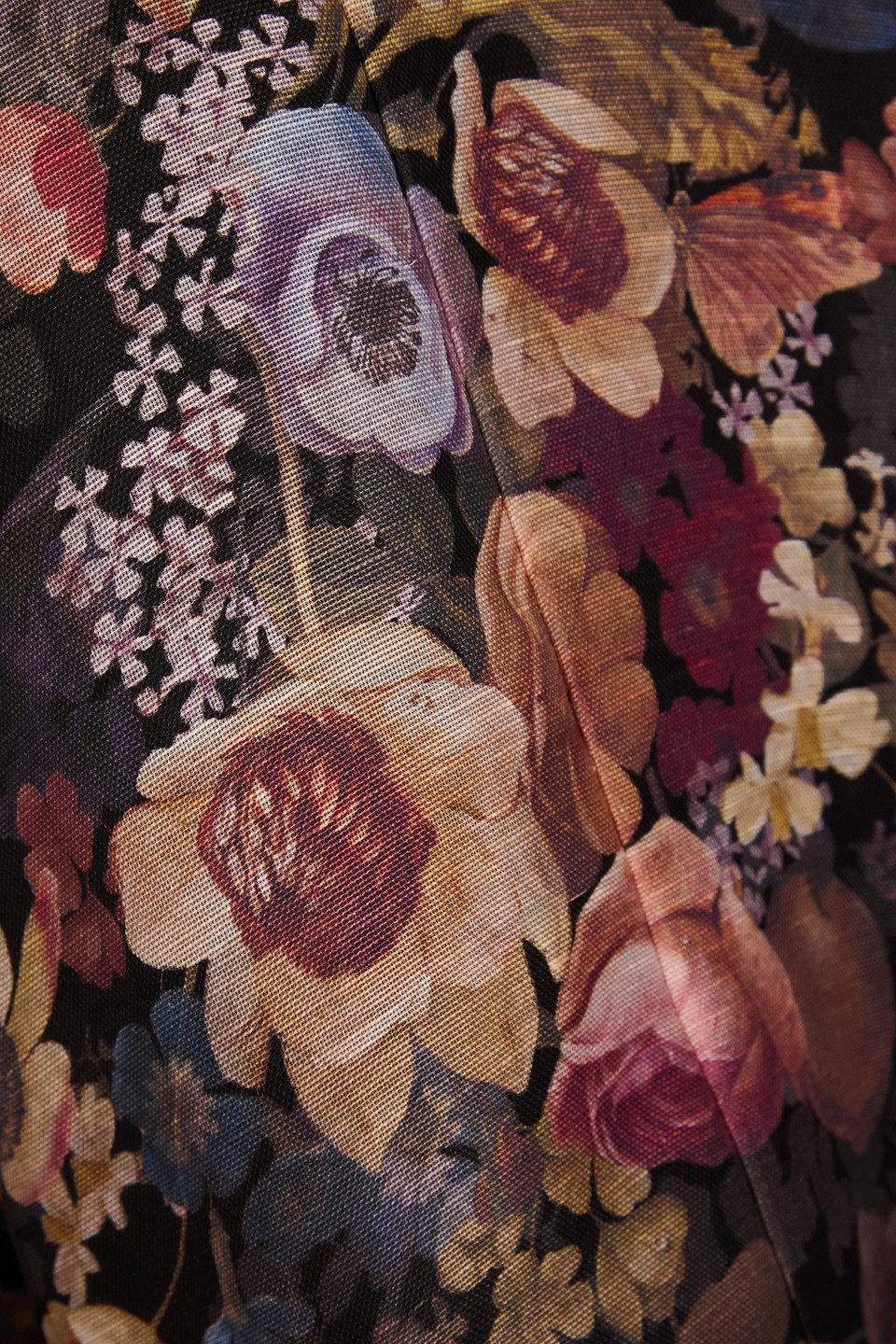 Zimmermann Floral-appliquéd Printed Linen And Silk-blend Gauze Mini Dress In Multicolor