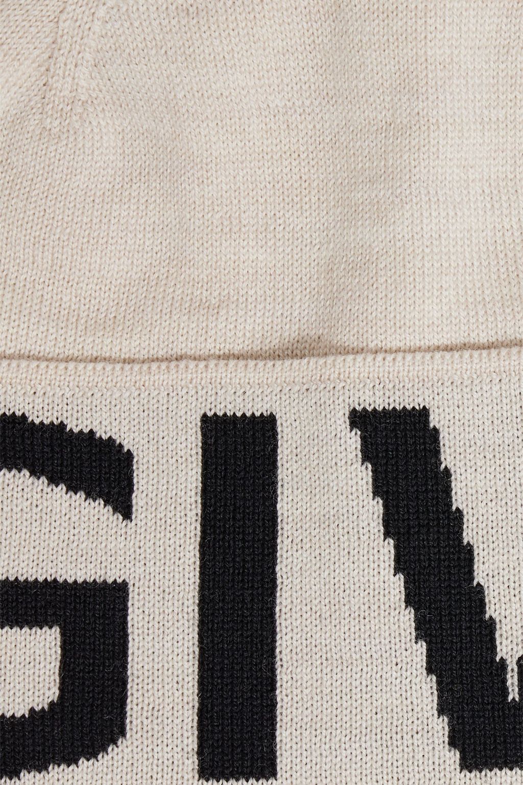 GIVENCHY Jacquard-knit wool beanie