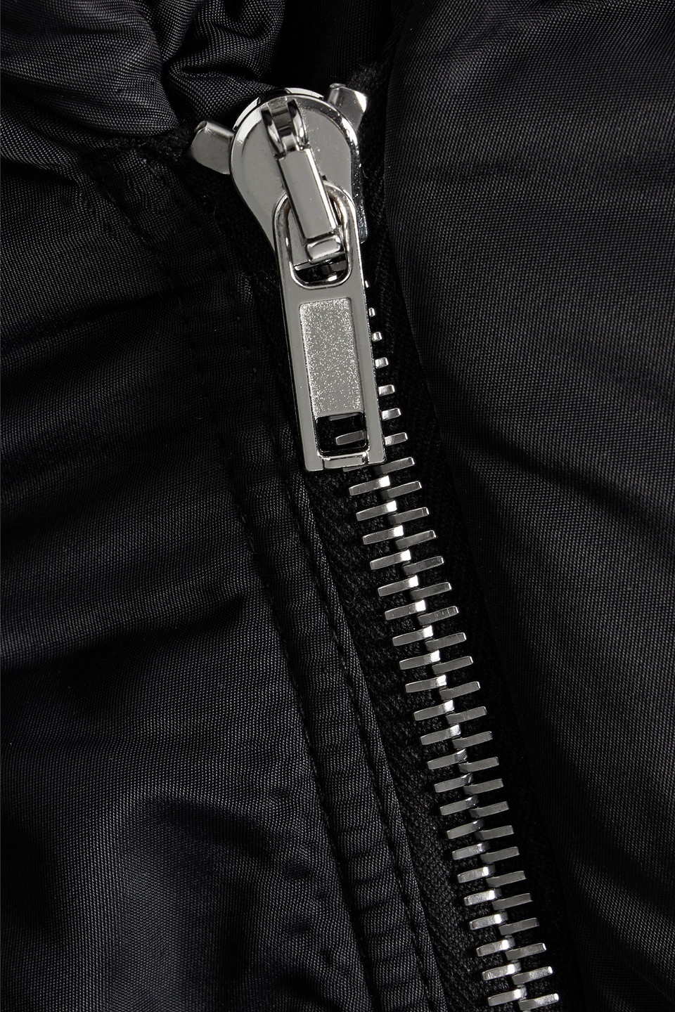 Rick Owens Doll Padded Shell Bomber Jacket In Black