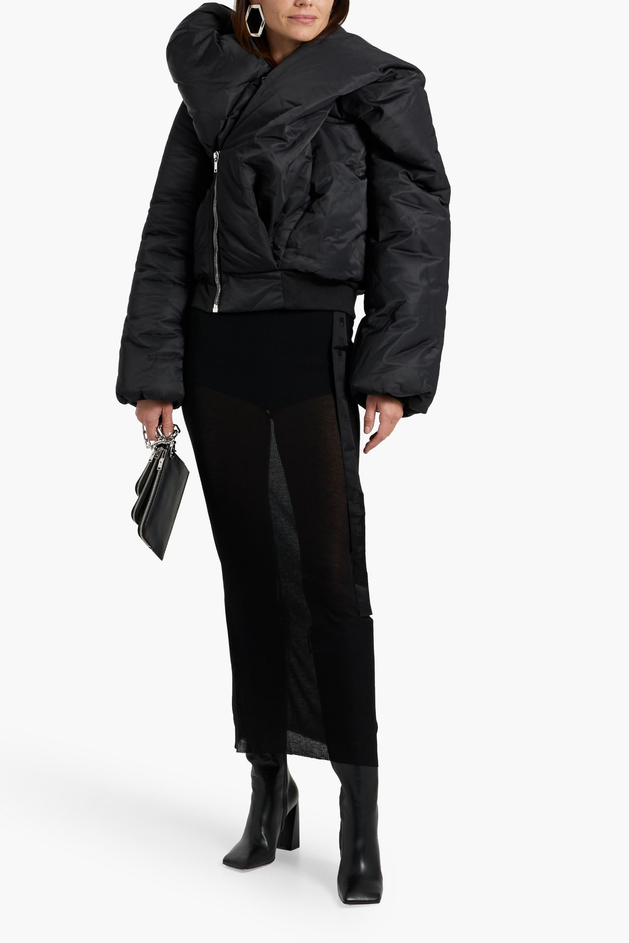 DRKSHDW BY RICK OWENS Doll padded shell bomber jacket