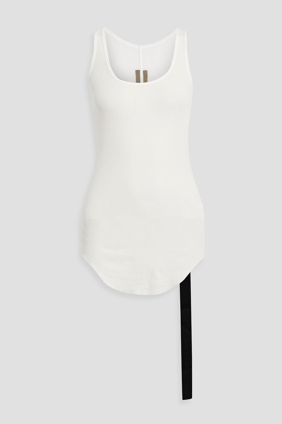 Rick Owens Cotton-jersey Tank In White