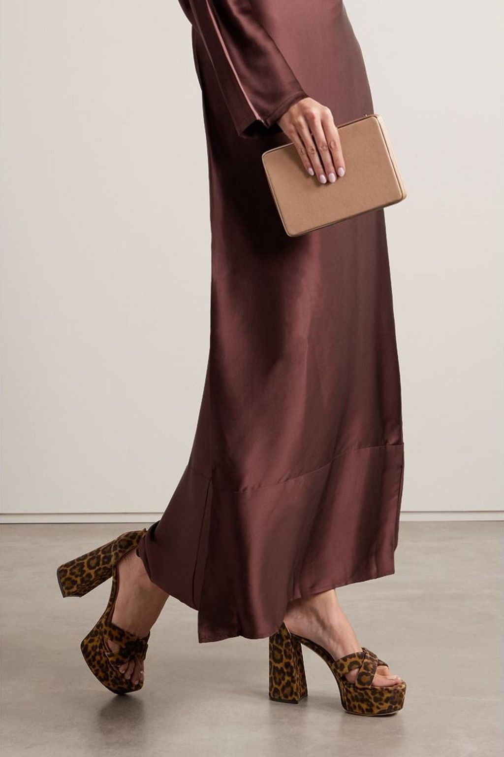 GIANVITO ROSSI Sheridan jersey platform sandals