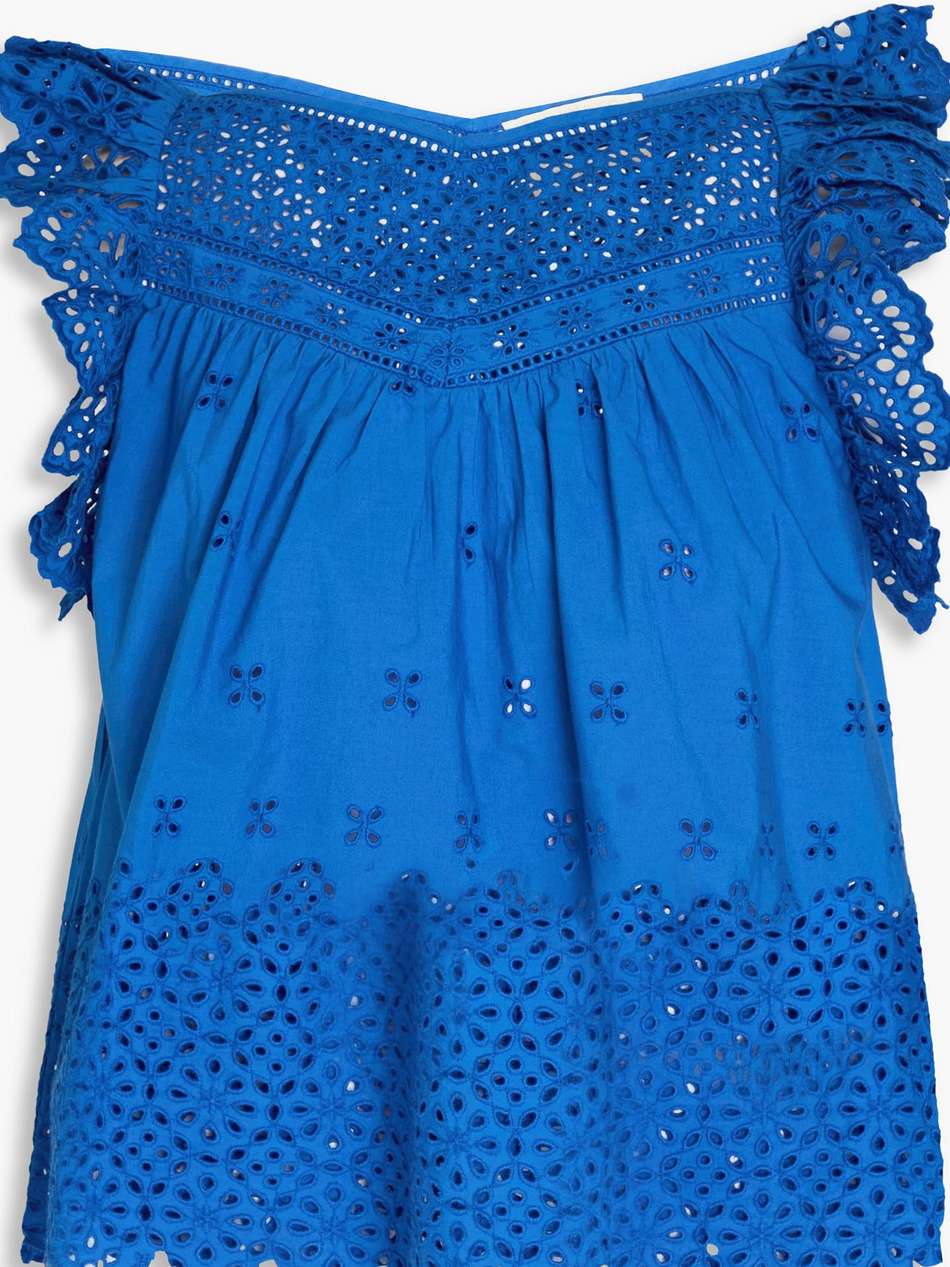leona broderie anglaise cotton top