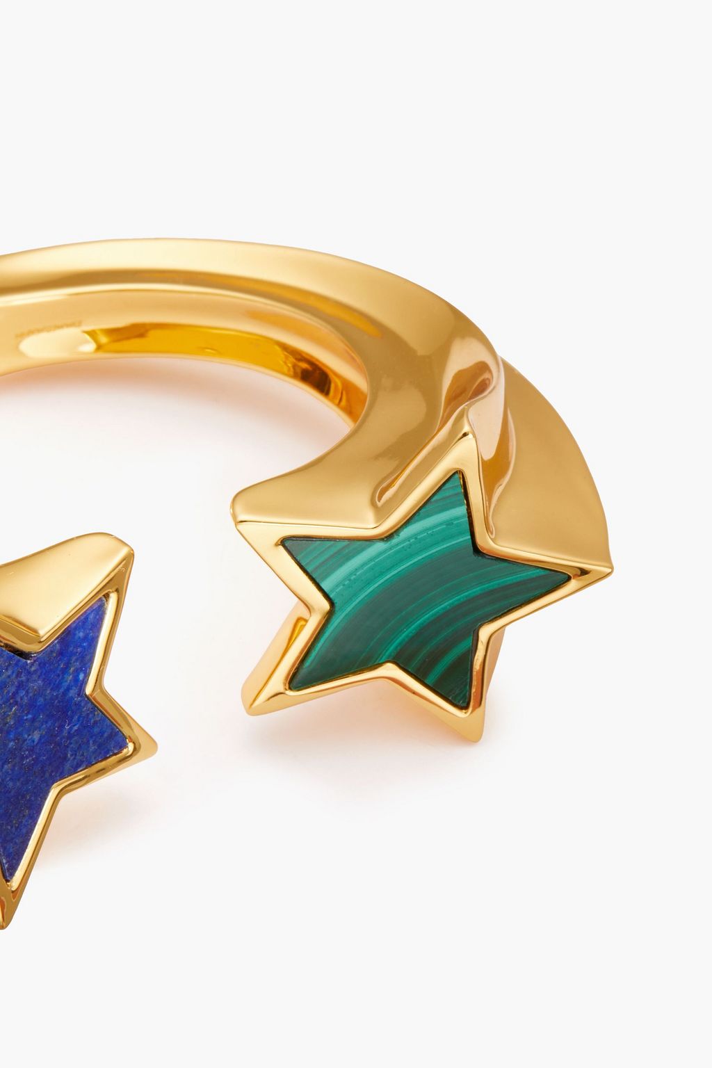 ZIMMERMANN Gold-tone, malachite and lapis lazuli cuff
