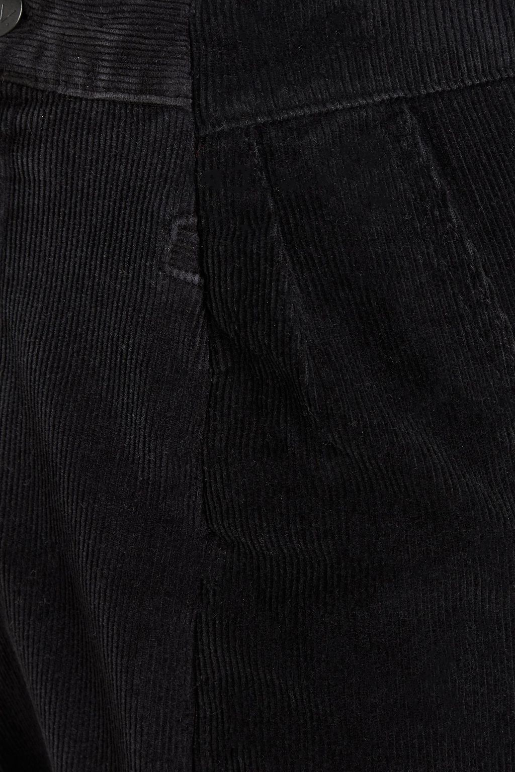 E.L.V. DENIM بنطال بقصة تضيق تدريجياً مصنوع من القطن المخمل المضلّع