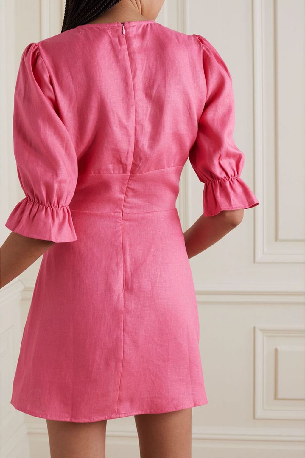 REFORMATION Simi linen mini dress