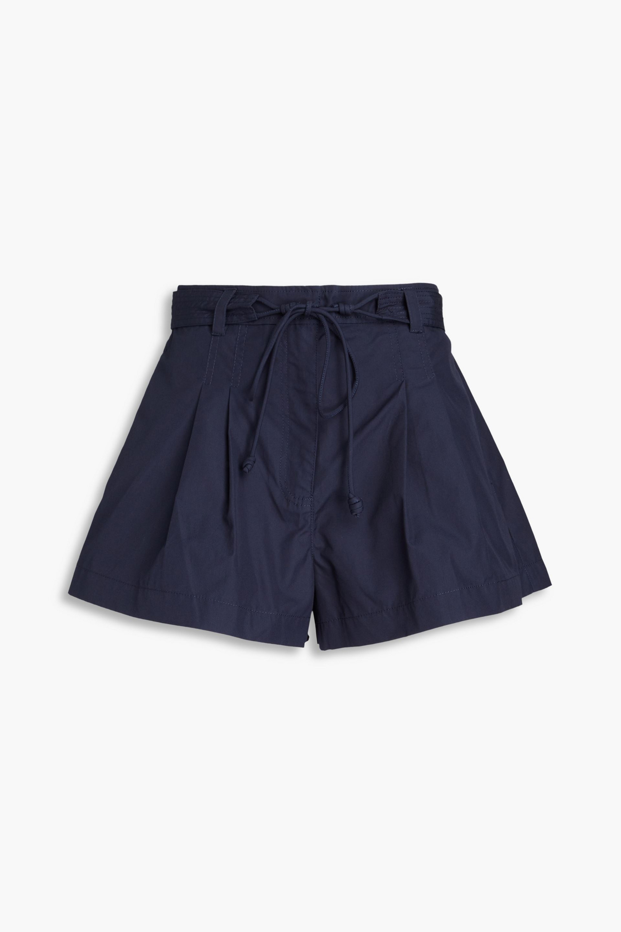Ulla Johnson Iris pleated cotton-poplin shorts thumbnail