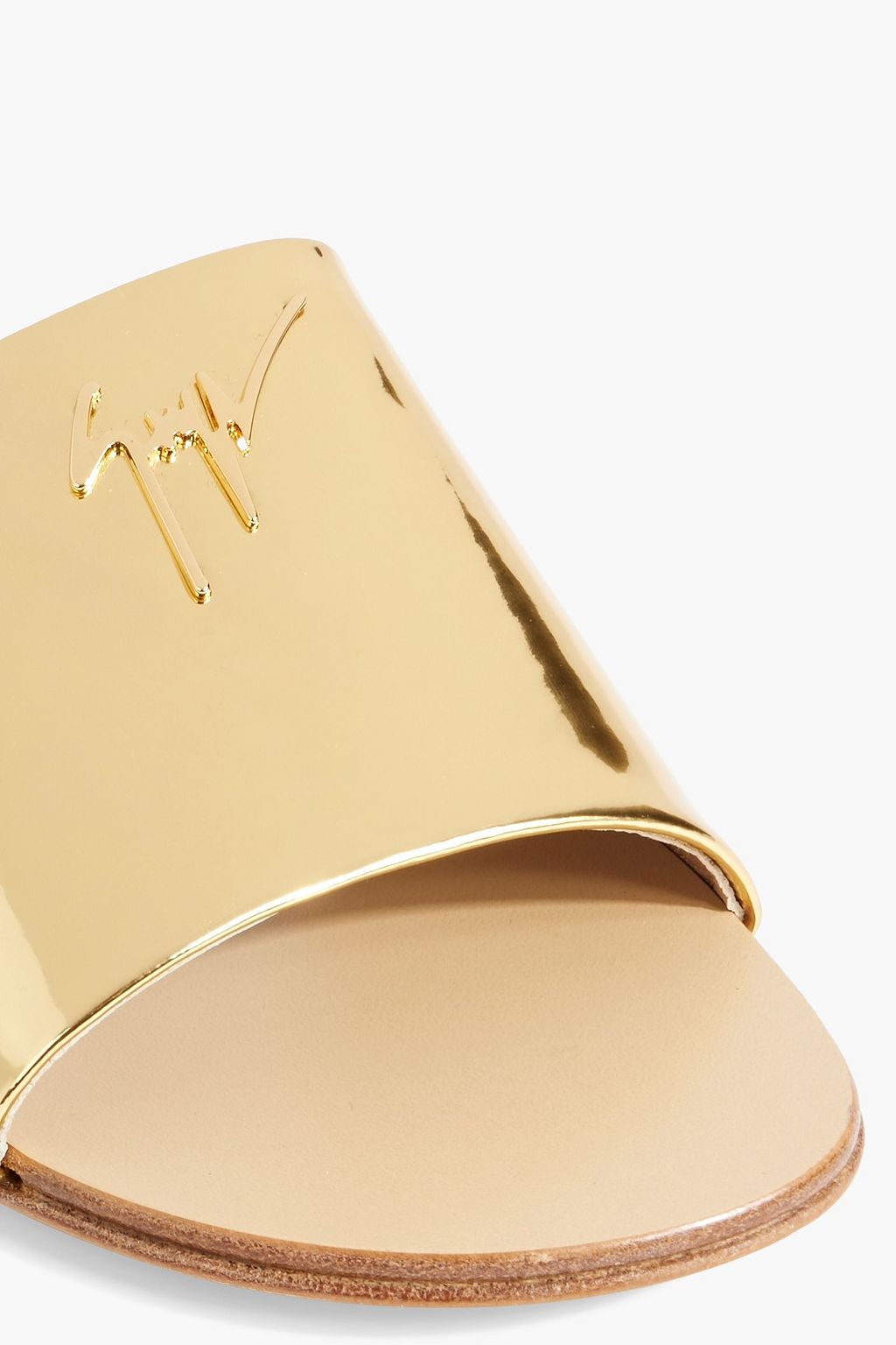 GIUSEPPE ZANOTTI Shirley glittered woven slides