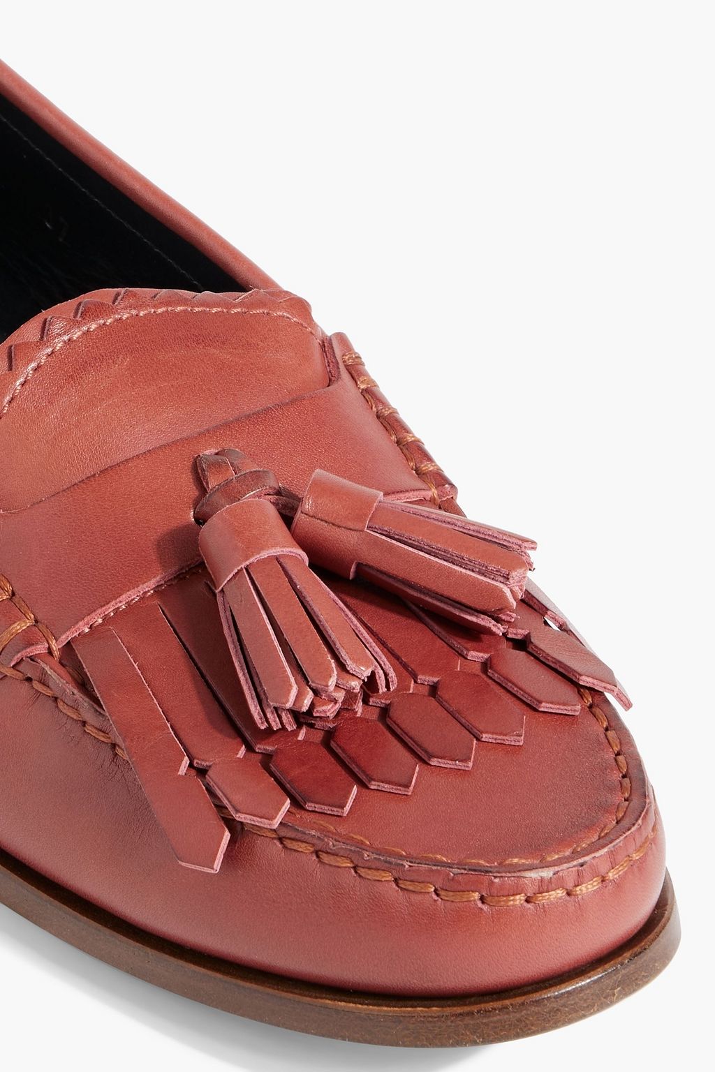 TOD'S Tasseled leather loafers