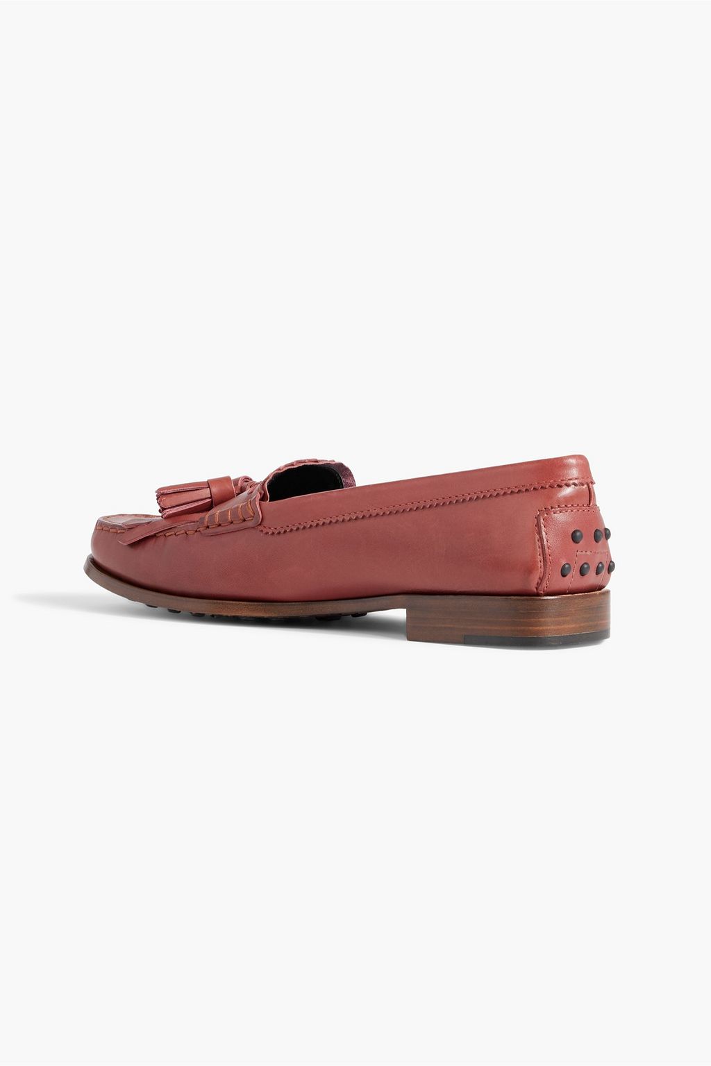 TOD'S Tasseled leather loafers