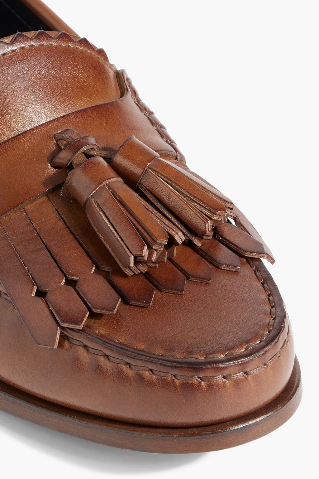 TOD'S Tasseled leather loafers