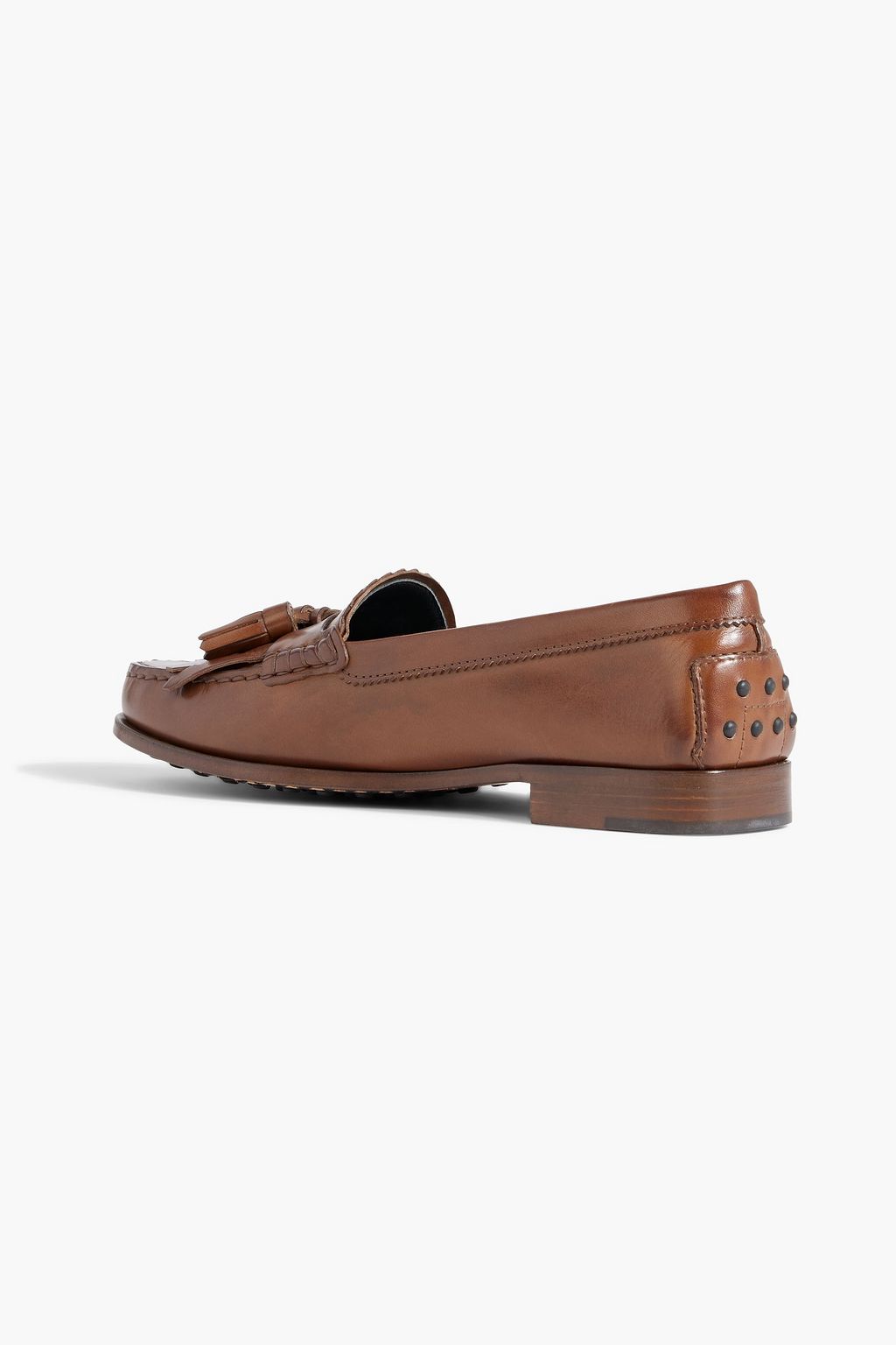 TOD'S Tasseled leather loafers