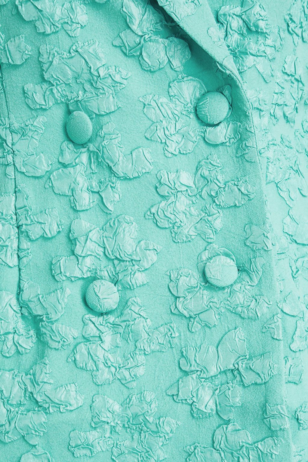 ROTATE BIRGER CHRISTENSEN Double-breasted cloqué mini tuxedo dress