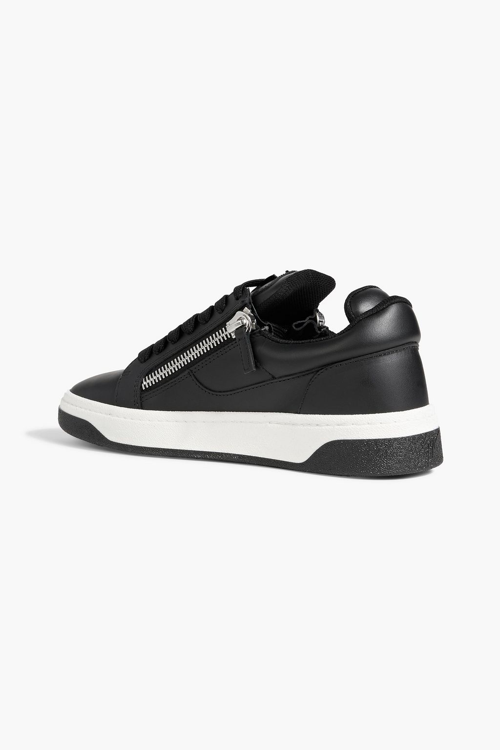 GIUSEPPE ZANOTTI GZ 94 zip-detailed leather sneakers | THE