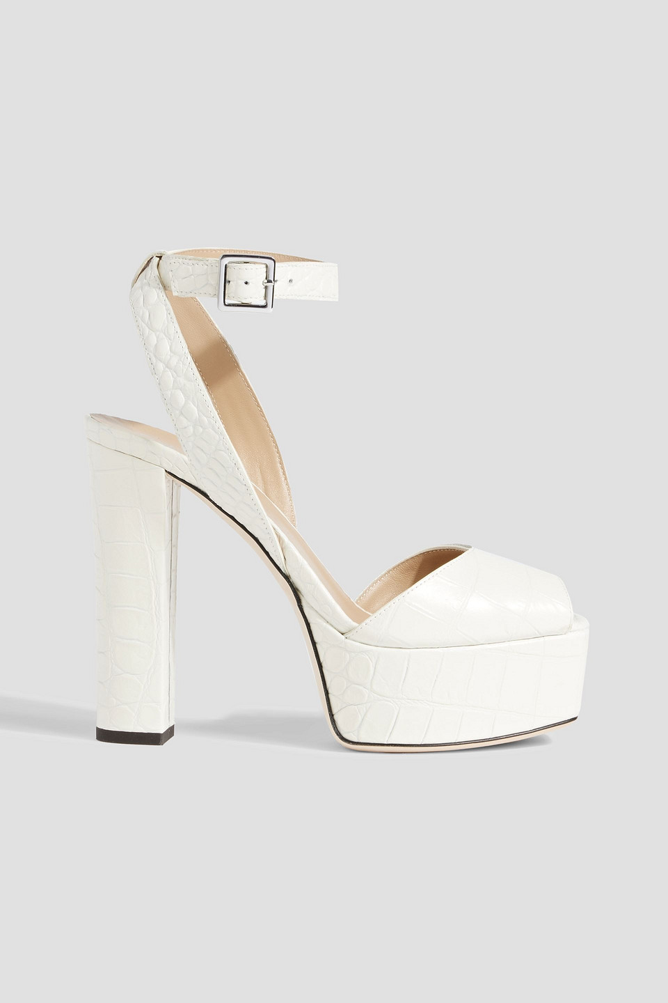 Giuseppe Zanotti Betty Platform Sandals In Ivory