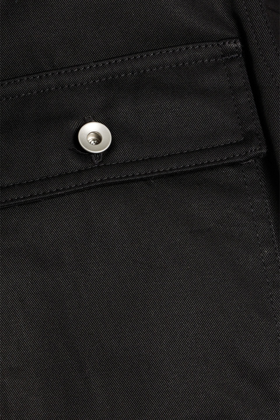 Rick Owens Cropped Denim Jacket In Black