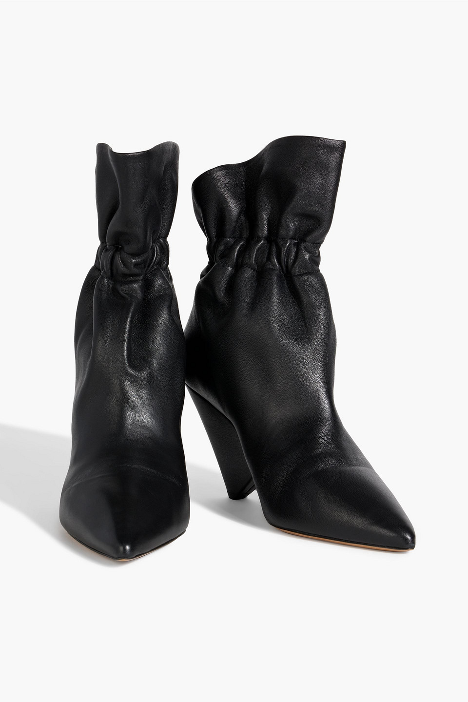 Isabel Marant Lileas Boots In Black Leather In Black