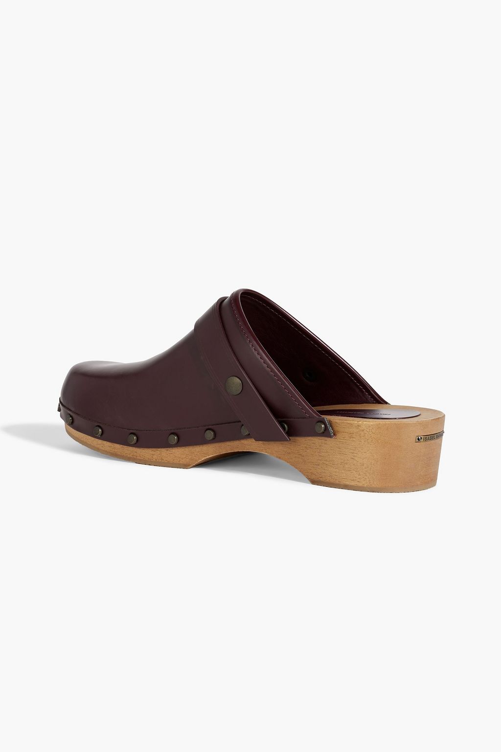 ISABEL MARANT Thalie buckled studded leather clogs