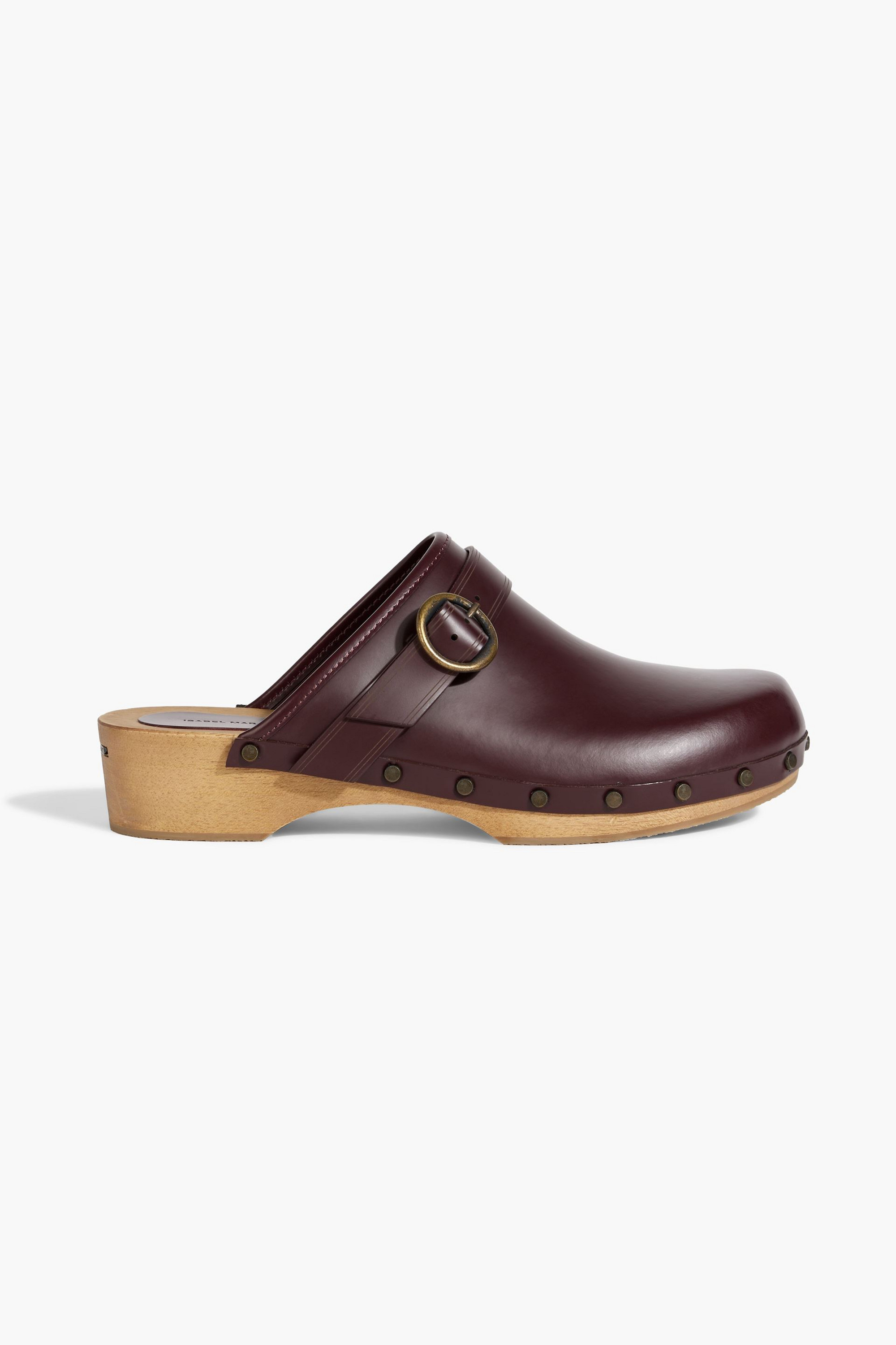 Isabel Marant Thalie buckled studded leather clogs